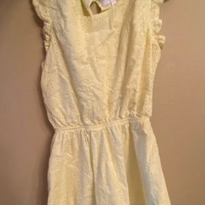 Big girls yellow sundress